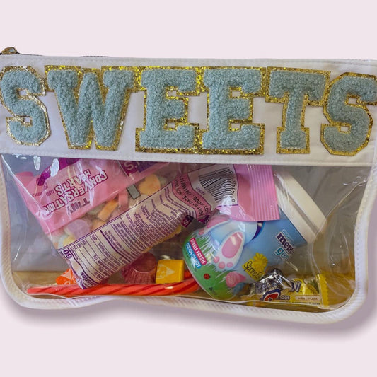 Sweets Clear Luxury Vinyl Pouch