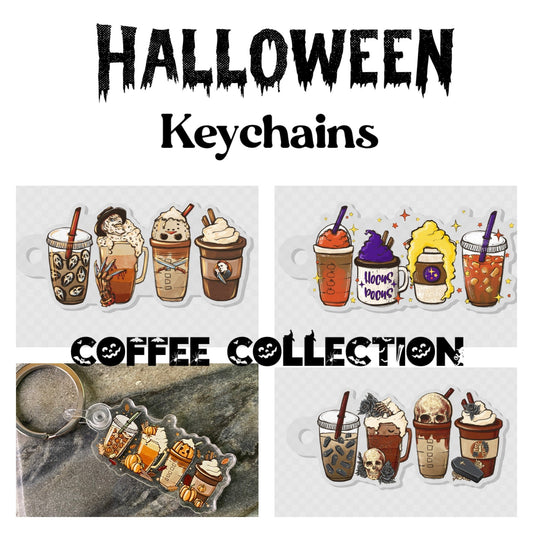 Keychain - Halloween Coffee Collection