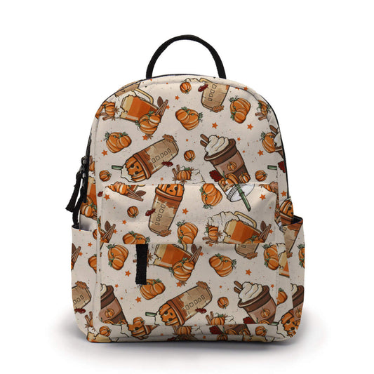 Mini Backpack - Pumpkin Spice All Over Print